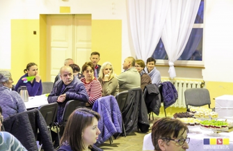 Przedświąteczne dekoracje i degustacja potraw w Wijewie