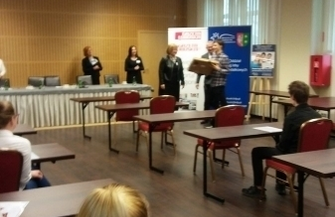 Ekonomista Tomasz Świątek finalistą III Lubuskiego Konkursu Wiedzy o Podatkach.