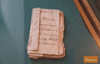 Wykład ks. Tomasza Rogozińskiego na temat cystersów w Kaszczorze i Wieleniu