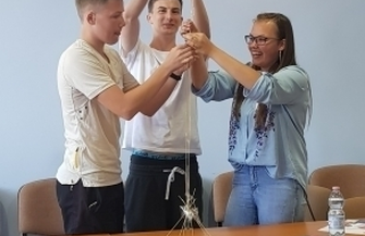 Ucznowie I ZS na warsztatach Lubuskiej Akademii Młodego Lidera