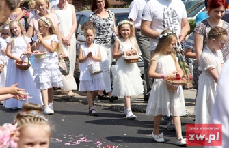 Procesja Bożego Ciała w Sławie