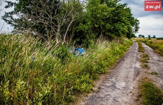 Ktoś wyrzucił płyty azbestowe