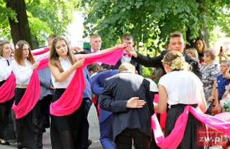 Była recytacja inwokacji a potem taniec Poloneza