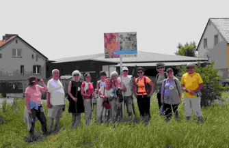 Pielgrzymi na wschowskiej Drodze św. Jakuba