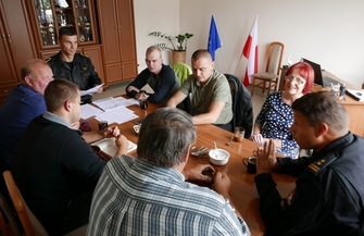 Spotkanie dotyczące włączenia OSP Wronów do KSRG