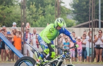 Gwiazdy trialu motocyklowego w Sławie