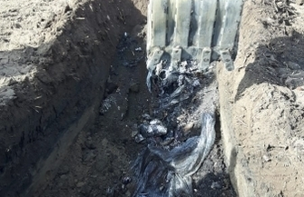 Hałdy śmieci w Osowej Sieni