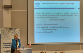 Nauczycielka z Zana wyróżniona przez kuratorium