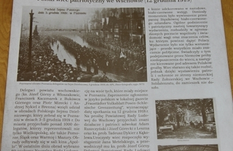 Upamiętnili Wiec Polski