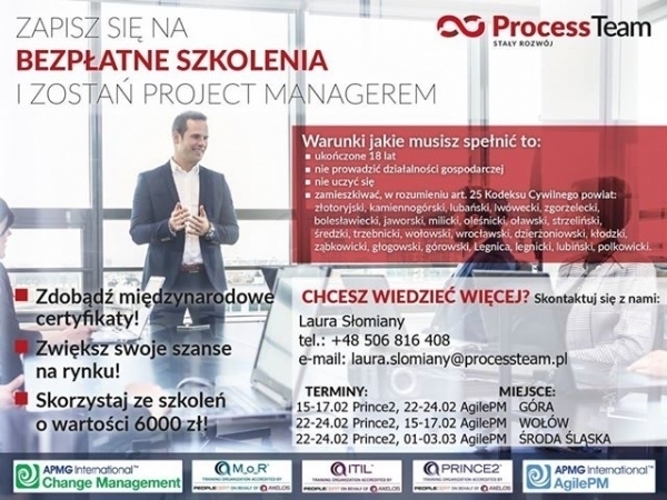 Zaproszenie na bezpłatne szkolenie
