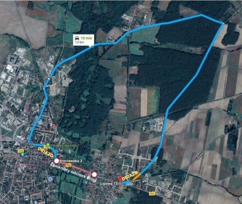 Uwaga kierowcy od środy utrudnienia w Górze