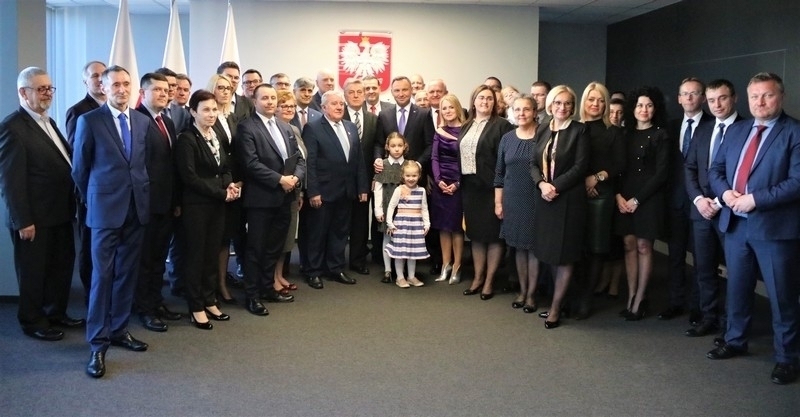 Starosta Wschowski na spotkaniu z Prezydentem