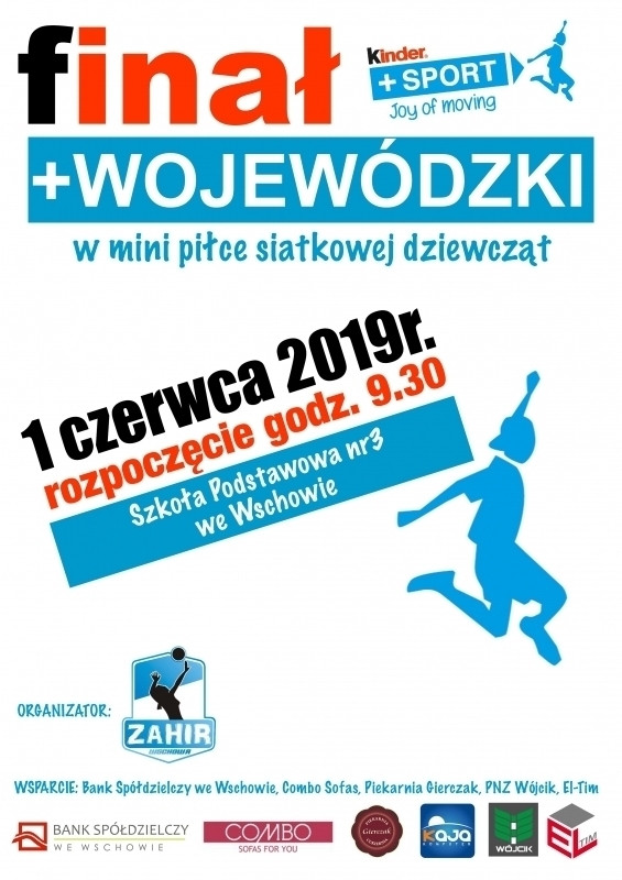 Mini siatkówka dziewcząt Kinder Sport