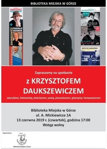 Spotkanie z Krzysztofem Daukszewiczem