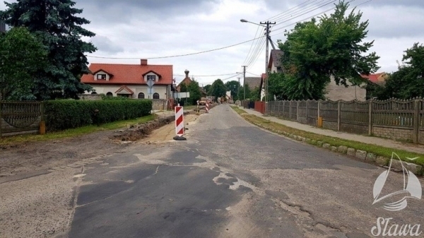 Remont drogi w Ciosańcu