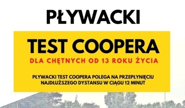 Weź udział w pływackim teście Coopera