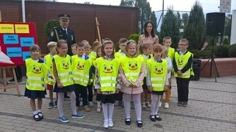 Pierwszaki otrzymały odblaski