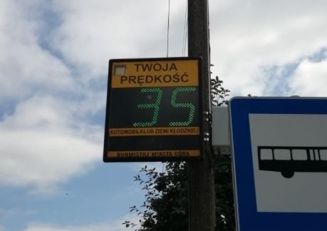 Uwaga pomiar prędkości w mieście