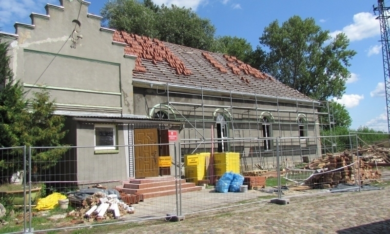 Remont sali wiejskiej w Ślubowie