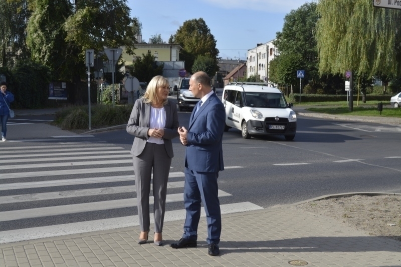 Rozmowa burmistrz z Tymoteuszem Myrdą