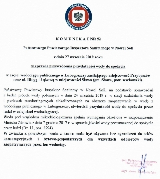 Woda zdatna do spożycia
