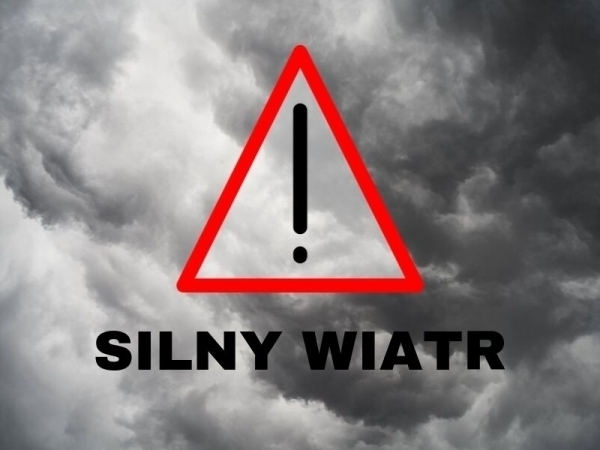 Ostrzeżenie przed silnym wiatrem
