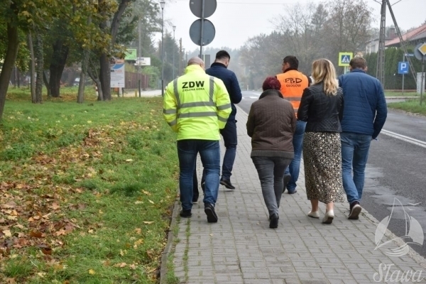 Nowy chodnik w Sławie