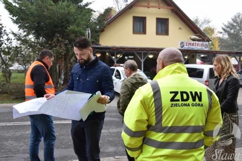Nowy chodnik w Sławie