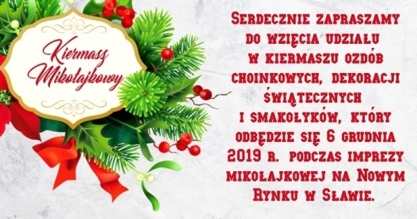 Impreza mikołajkowa i kiermasz