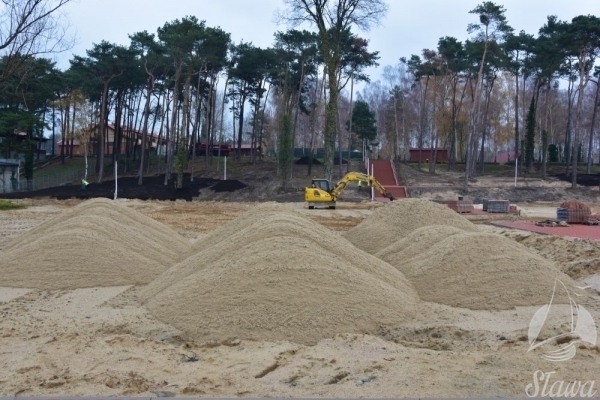 Budowa nowej plaży