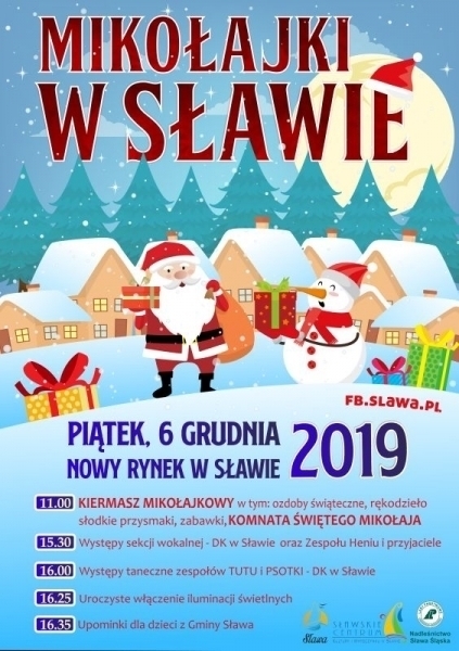 Święty Mikołaj odwiedzi Sławę