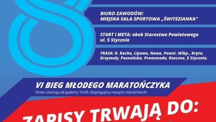 VIII Wolsztyńska Dziesiątka oraz Bieg Młodego Maratończyka 