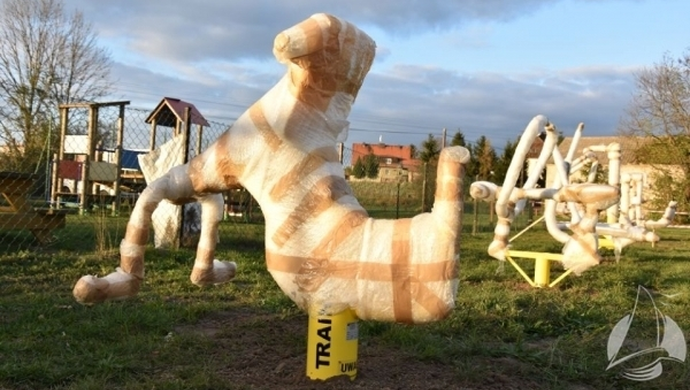 Siłownia pod chmurką w Przybyszowie