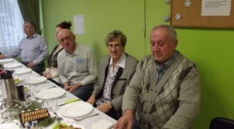 Noworoczne spotkanie koła Związku Niewidomych