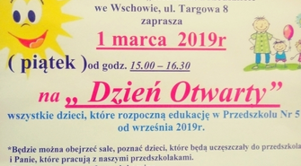 Dzień otwarty w Przedszkolu nr 5