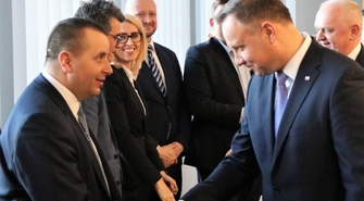 Starosta Wschowski na spotkaniu z Prezydentem