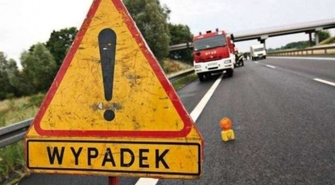 Wypadek drogowy koło Śmigla