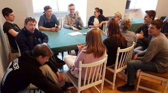 Uczniowie z Niemiec w Rydzynie