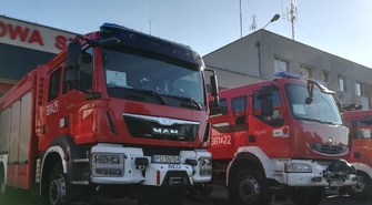 Pożar restauracji w Poniecu 