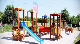 Nowy plac zabaw w Glince