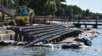 Nowa plaża w Sławie