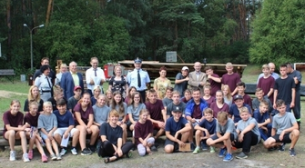 Obóz w Lginiu dla Młodzieżowych Drużyn Pożarniczych