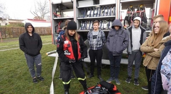 OSP z wizytą w szkole