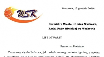 List otwarty WSTK