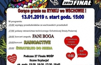 27 Finał WOŚP we Wschowie Sławie i Szlichtyngowej