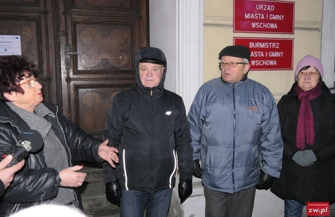 Milczący protest we Wschowie