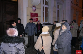 Milczący protest we Wschowie