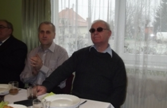 Noworoczne spotkanie koła Związku Niewidomych