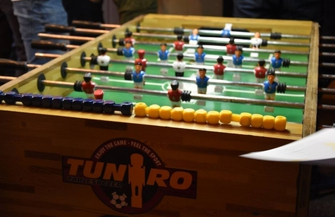 Strażacki turniej piłkarzyków stołowych