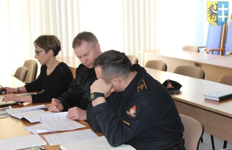 Posiedzenie Powiatowego Zespołu Zarządzania Kryzysowego